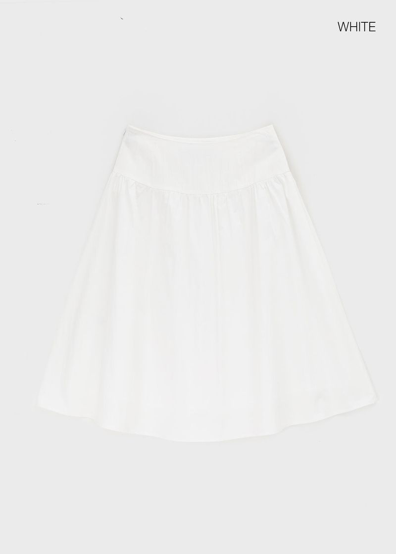 [MADE] Monier Cotton Flare Midi Skirt