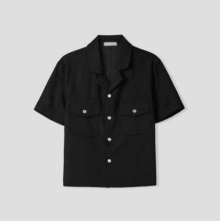 Morant Open Collar Short Sleeve Jacket