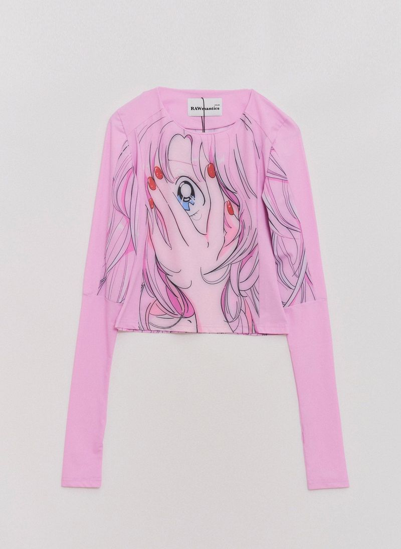 RAWmantics（ローマンティックス）の「&スパークラブワイツアニメーショントップピンク（トップス）」