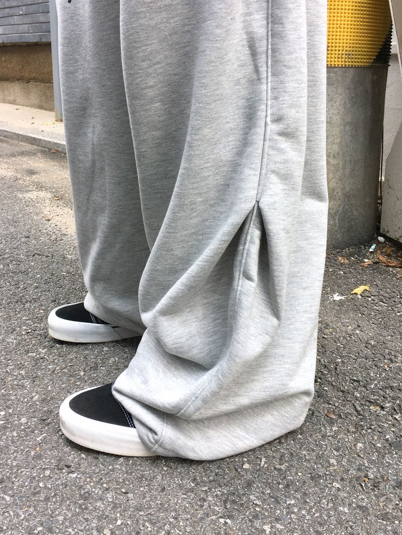 OEN Pintuck Heavy Wide Sweatpants 3C
