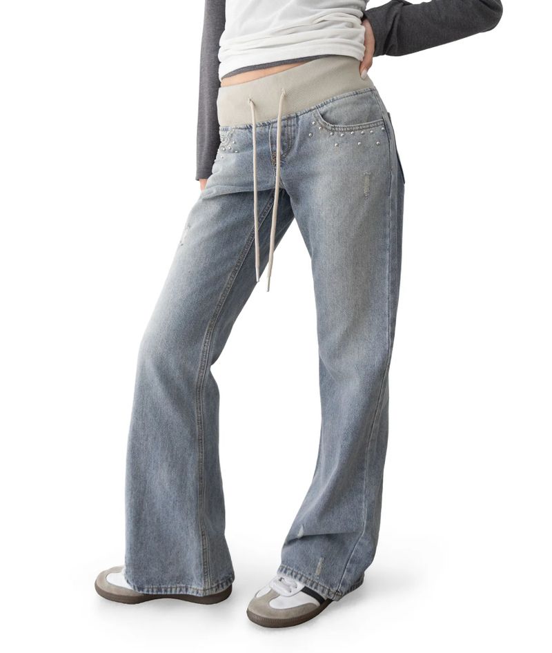 Ruin Layered Banded Bootcut
