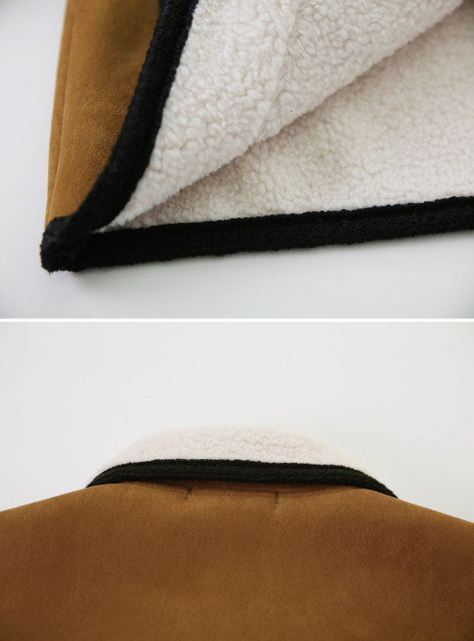 Hazel Two Tone Half Mustang Jacket