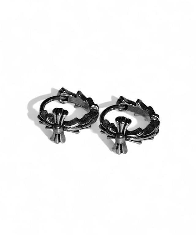 Adamdree(アダムドリー)の「s.steel Cross Shadow One-touch Earring 2pcs(Accessories)」