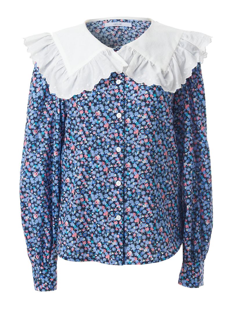 SAILOR COLLAR LACE BLOUSE_FLOWER