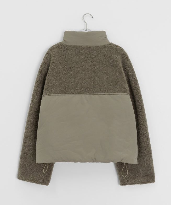 Canyl High-Neck Wool Padded Jumper