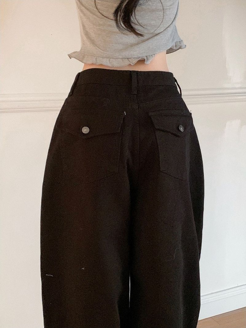Back Flap Pocket Balloon Wide Pants (7color)