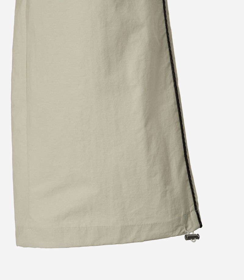 Newalrin emblem nylon wide Pants