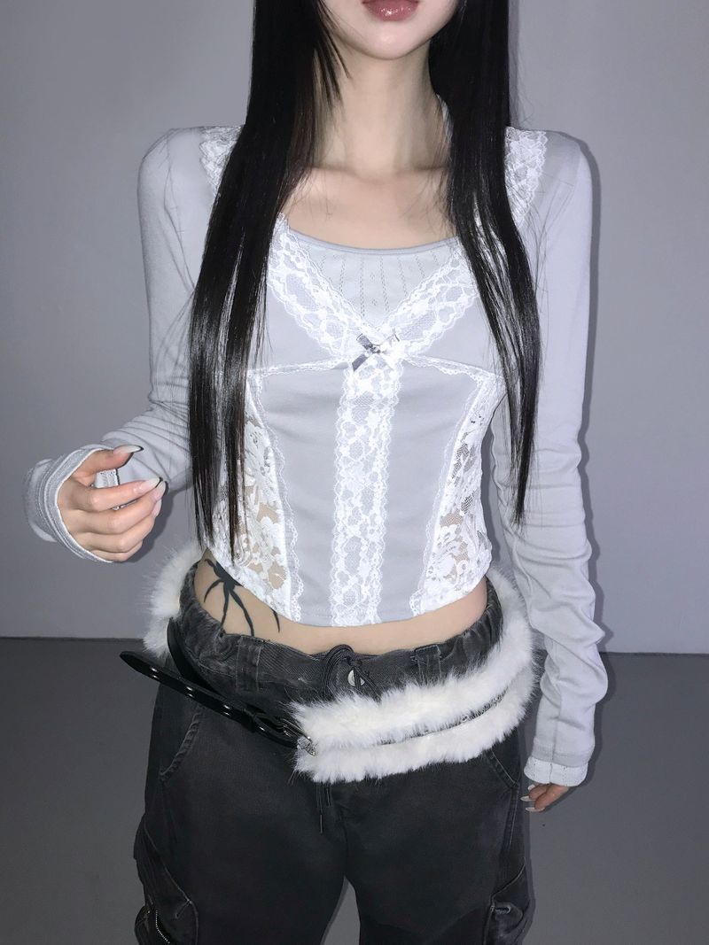 roomie lace top(4color)