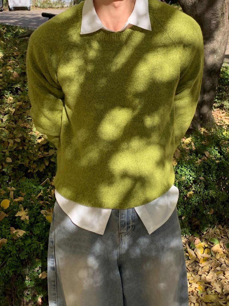 Mensfloor（メンズフロア）の「Brando Hera Round Knit (Unisex)（Tops）」