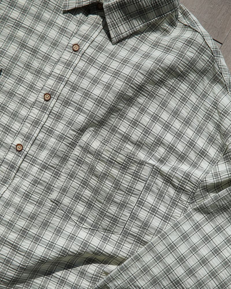 AC EMBOSSED CHECKERED SHIRT