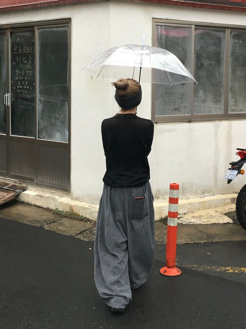 [Ritcore MADE] Striped Terry Wide Pants (3c)