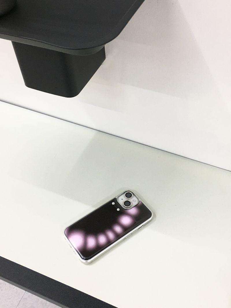 [MADE] PIERCING phone case_Pink Brown