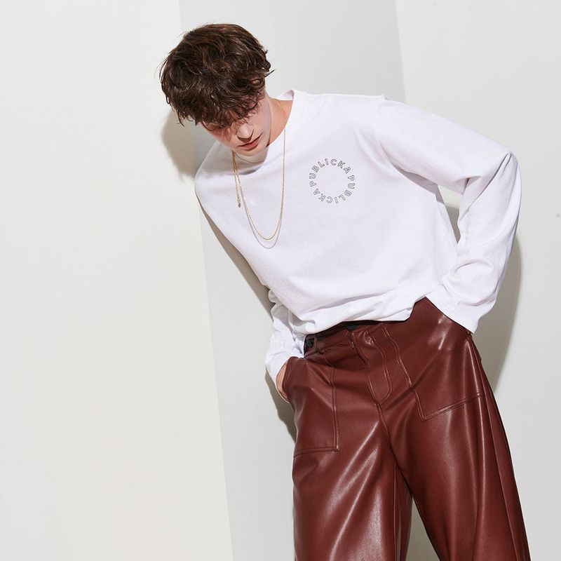  [UNISEX] JACKSON PRINTED TEE, WHITE