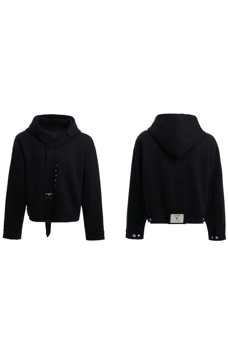 Layered Ribbon Hoodie