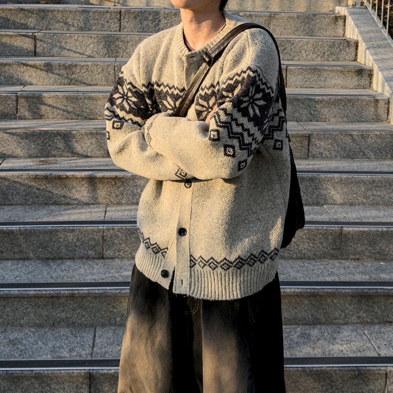 Fiora nordic knit cardigan