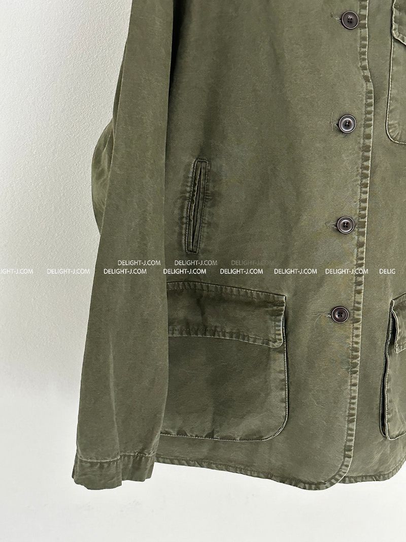 Vintage Washing Pocket Bomber Jacket