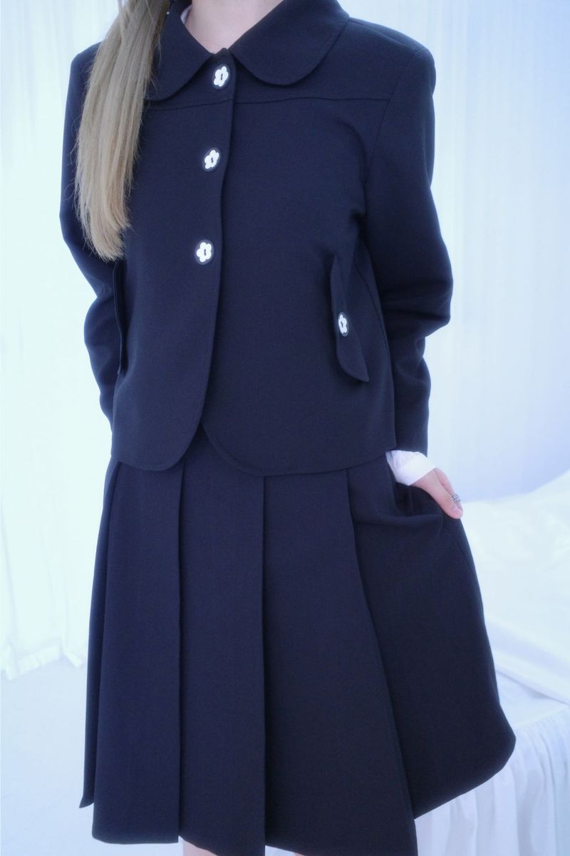 Mio flower button Jacket (2color)