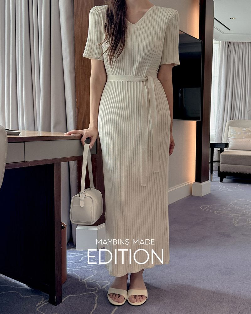 MADE. Nico knit long dress