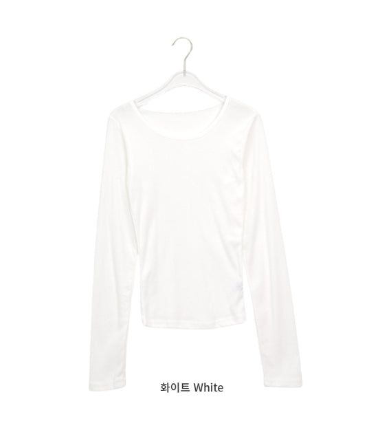 Celinet Slim Fit Color Layered Long Sleeve Tee