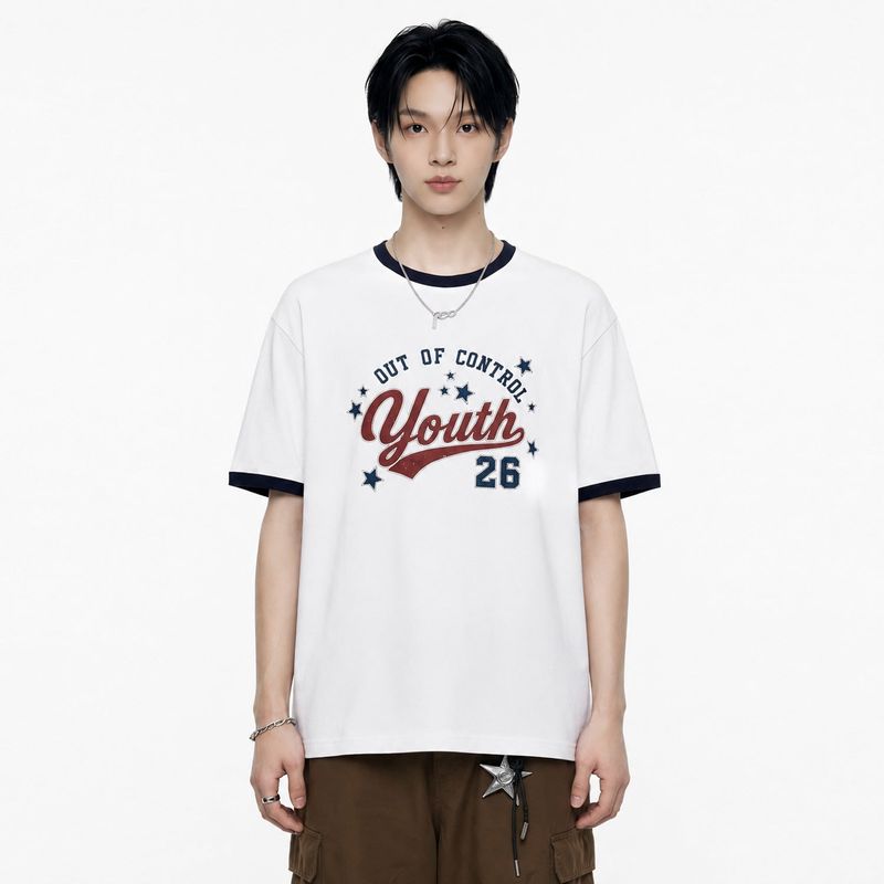 NTET（エヌティーイーティー）の「out of control overfit ringer t-shirt (3color)（Tops）」