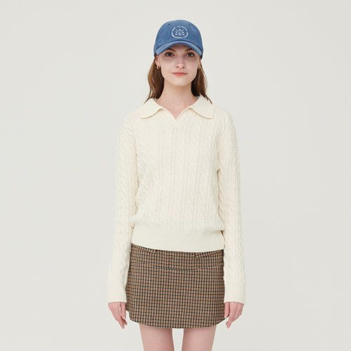 Classic cashmere cable knit