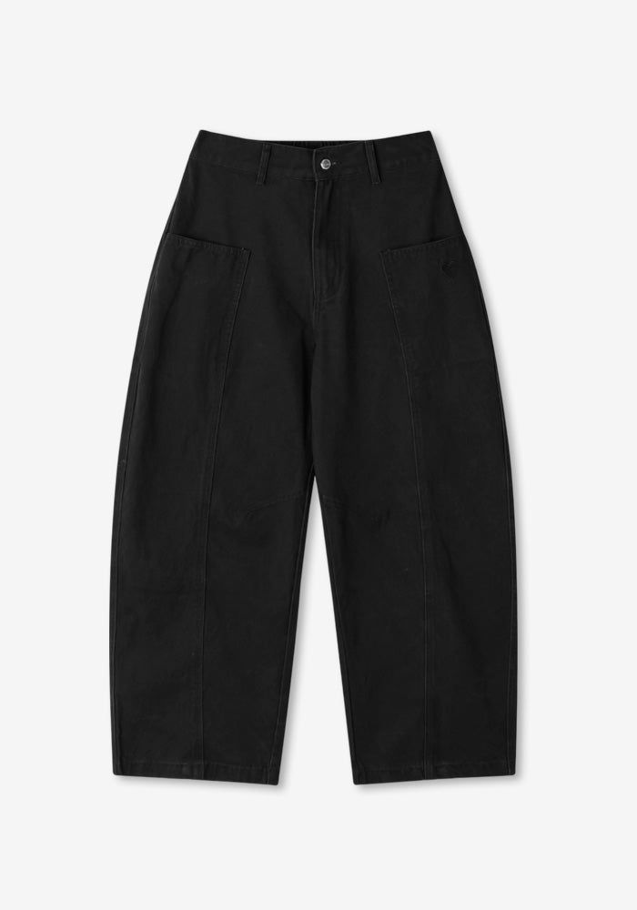 CO Hearts Patch Cottom Wide Pants