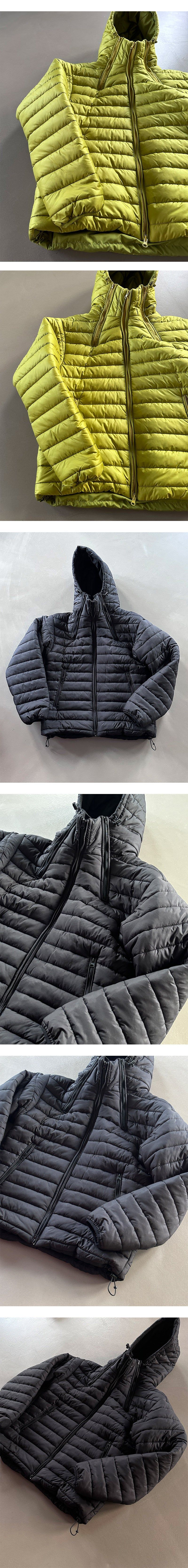 [UNISEX] Soft zipper light padding(3color)