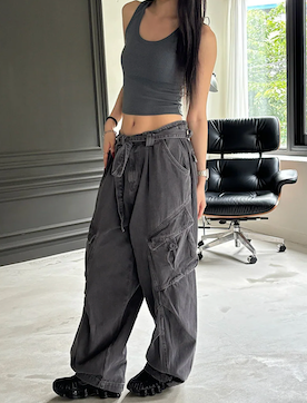 [BASIC ITEM] Rib crop sleeveless(9color)