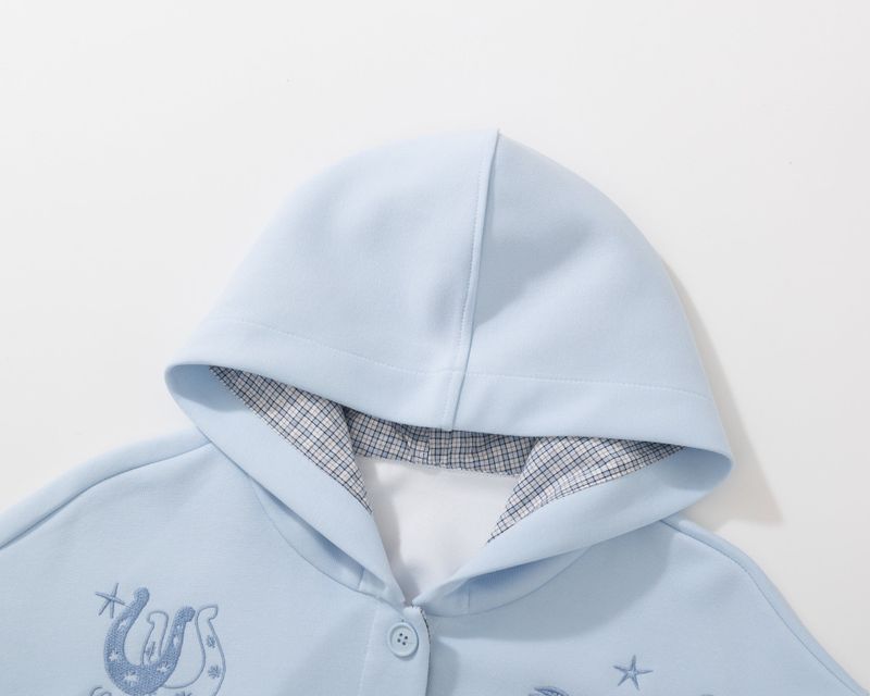 Lucy Star Patch Hood Zip-Up