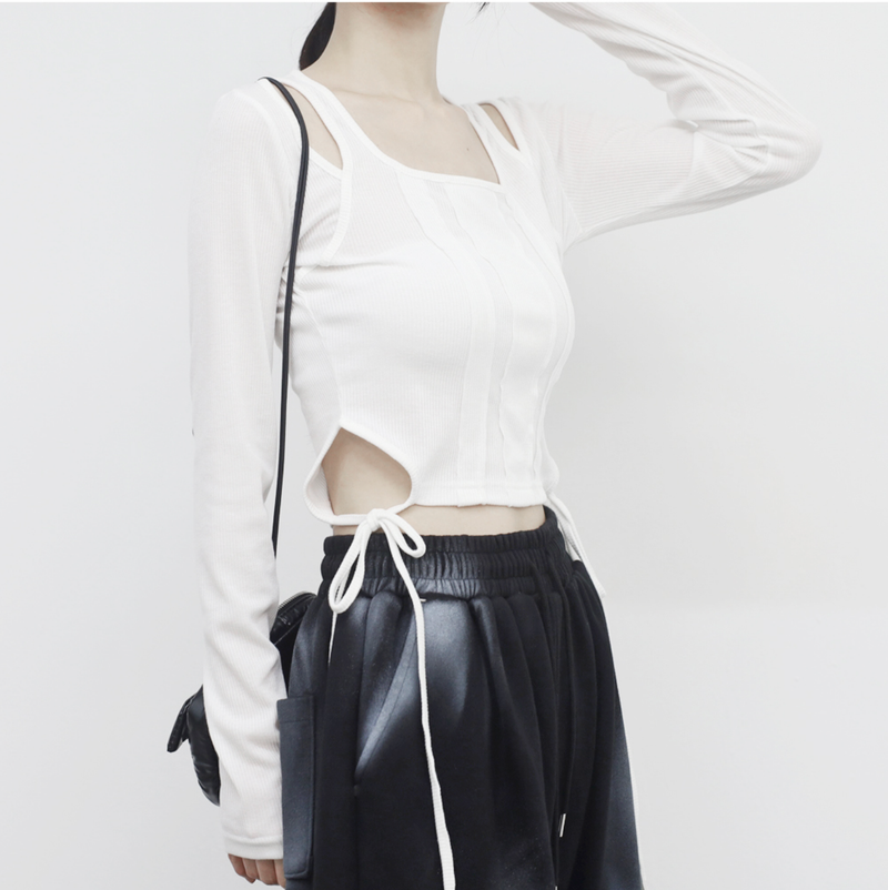 NONCODE（ノンコード）の「ロニアンストリングTシャツ（トップス）」