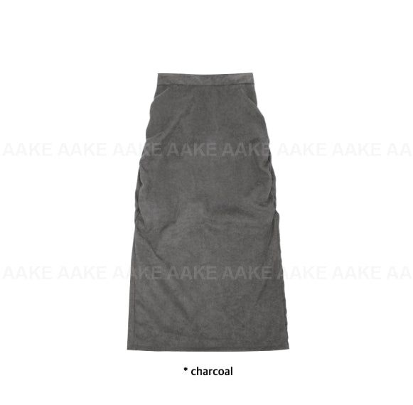 SHIRRING LONG SKIRT