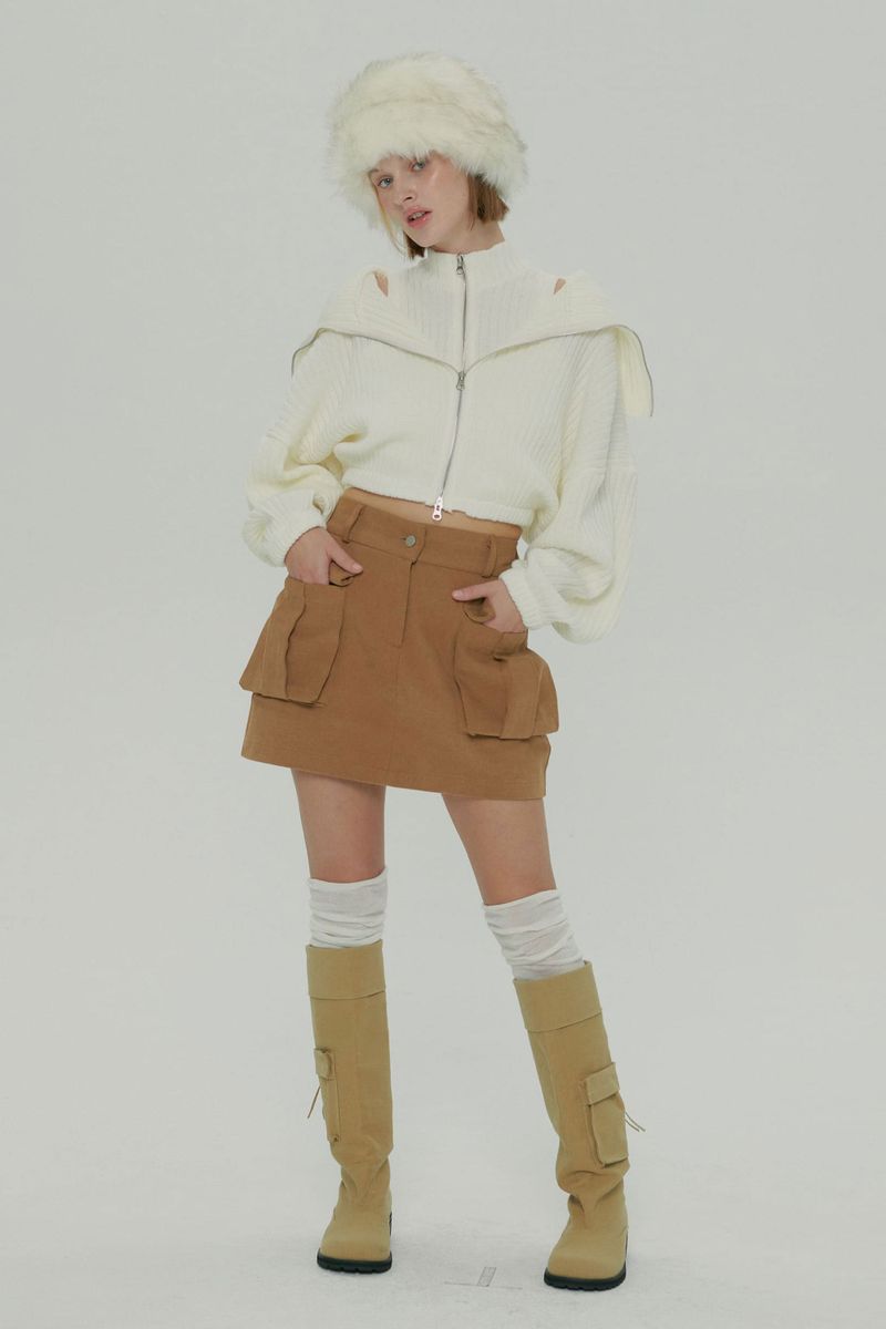 CARGO MINI SKIRT / BEGIE