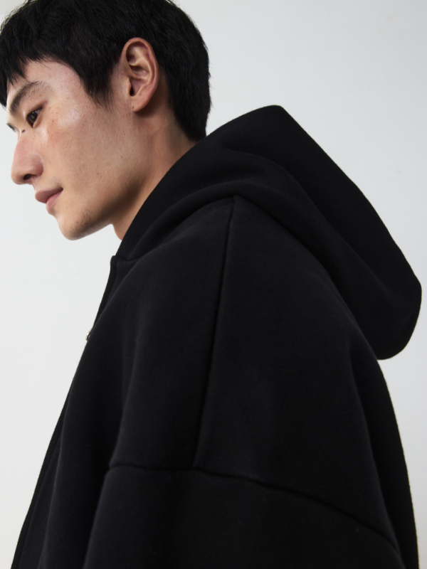 RB14 Cropped Boxy Hoodie Jacket
