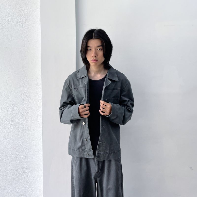 Retro-Tone Lapel Jacket