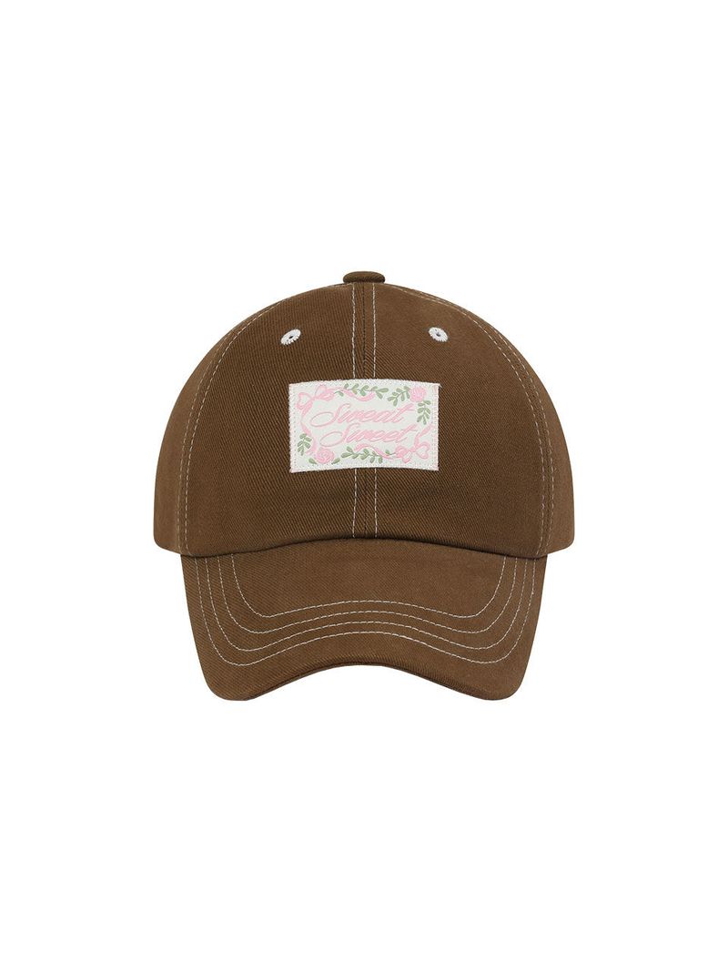 NOT COVER LOVELY BALL CAP - BROWN