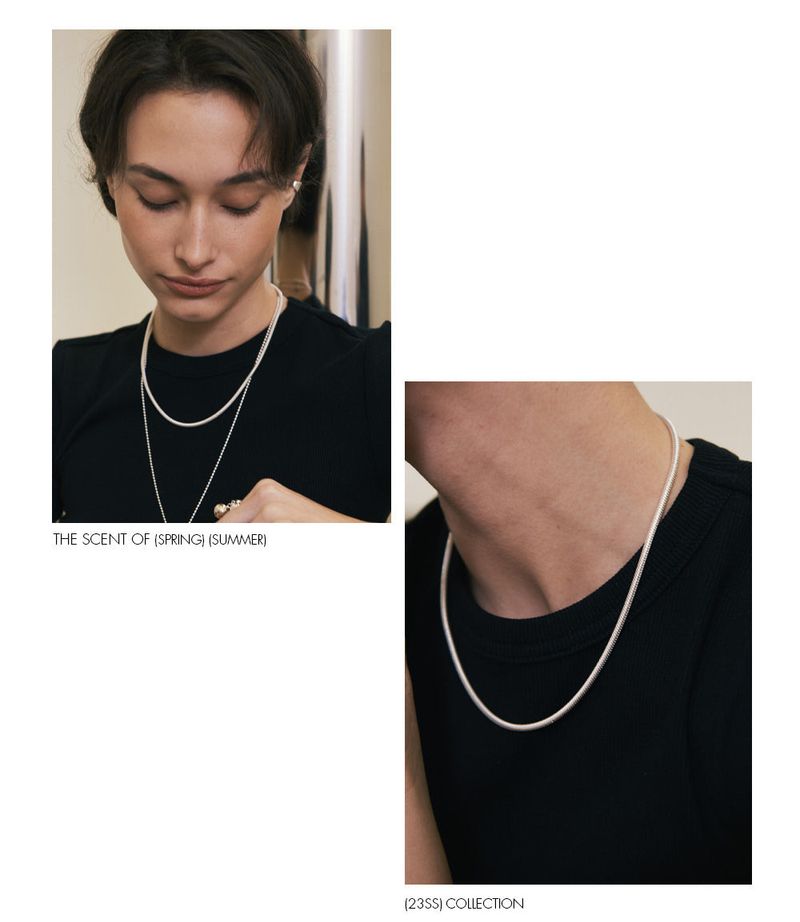 Round Chain Necklace [SIZE.1]