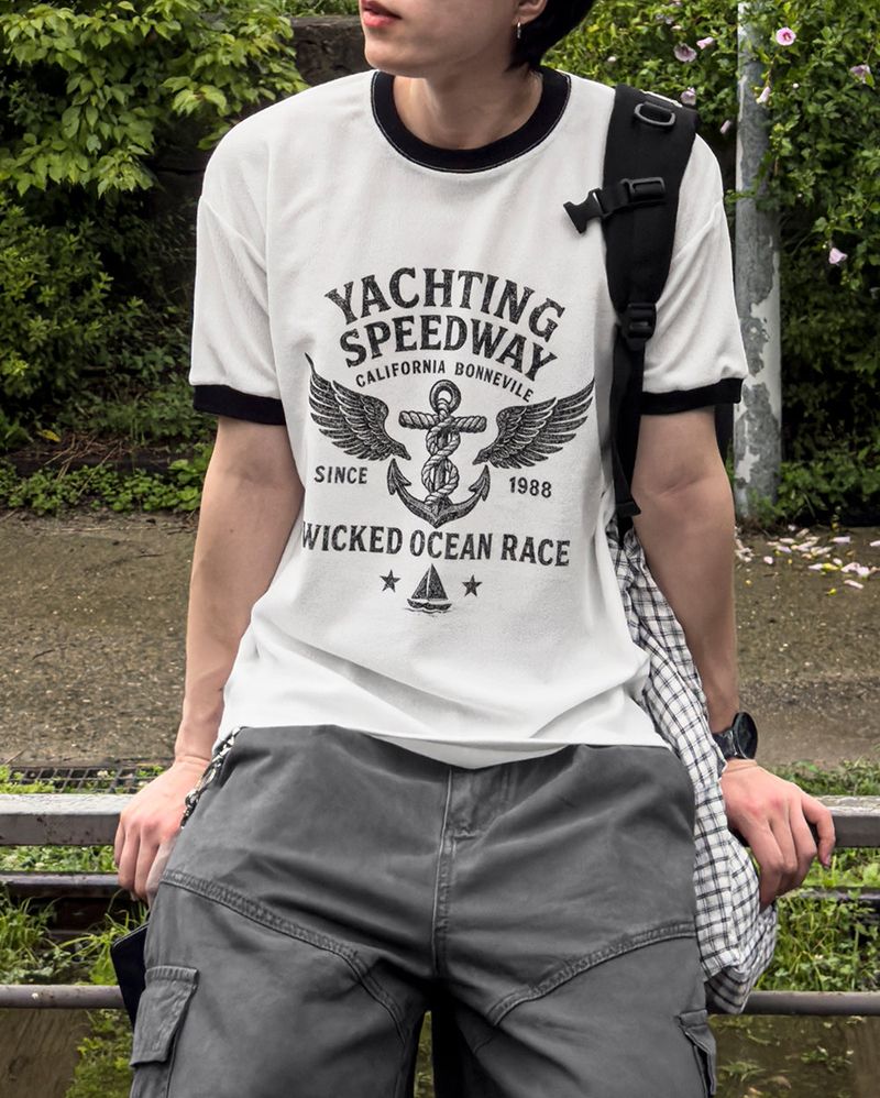 VELORA REGULAR RINGER SHORT SLEEVE