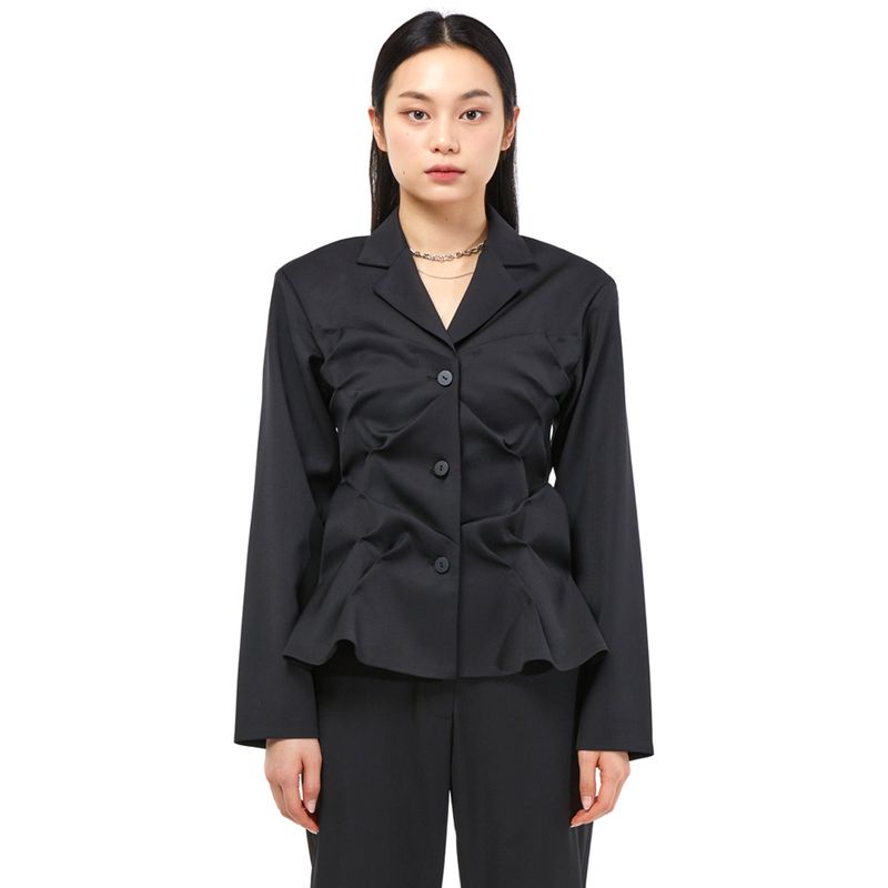 KIMZISU（キムジス）の「DOZI - Slim Jacket _ Black（Jackets/Outerwear）」