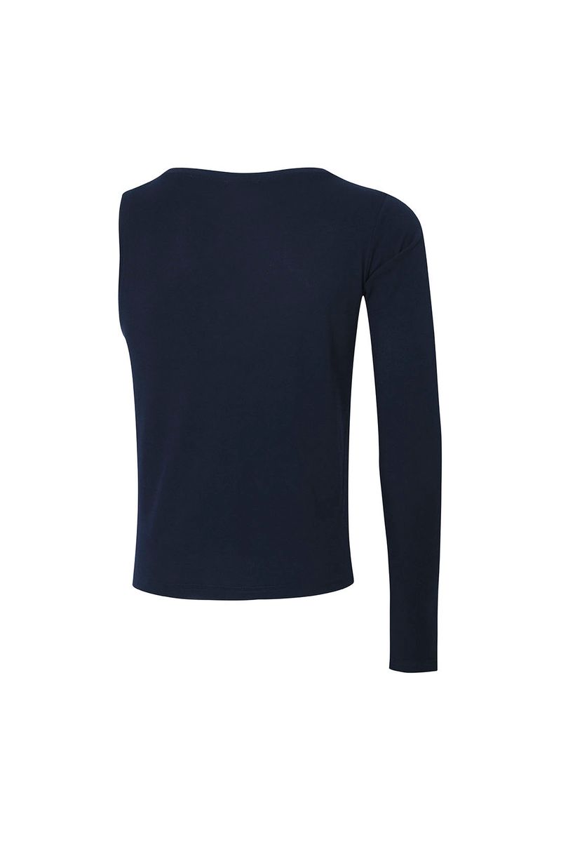 ONE SLEEVE BASIC T-SHIRT NAVY