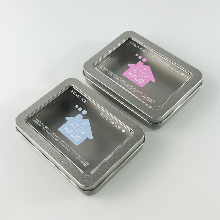 House Silver Mini Tin Case(Blue)