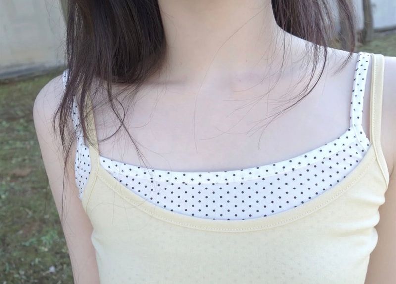 skin sleeveless dot
