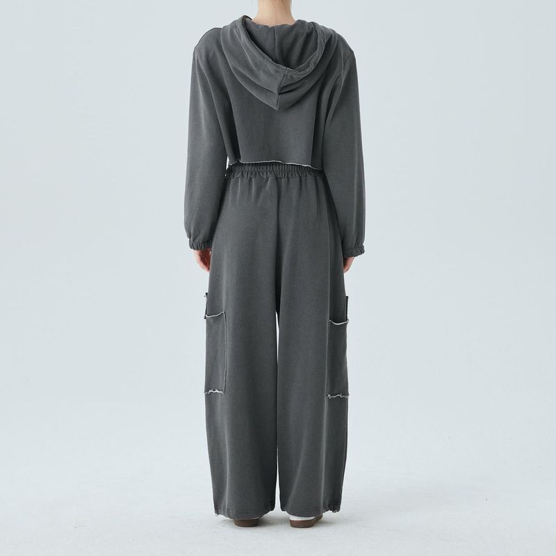 PIGMENT DYEING SWEATPANTS / CHARCOAL