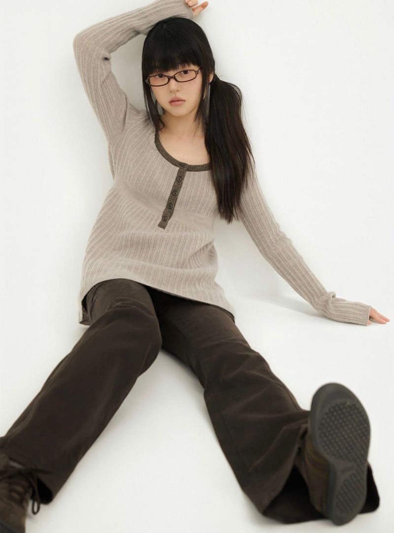 BABYDOLL KNIT OPS PURPLE