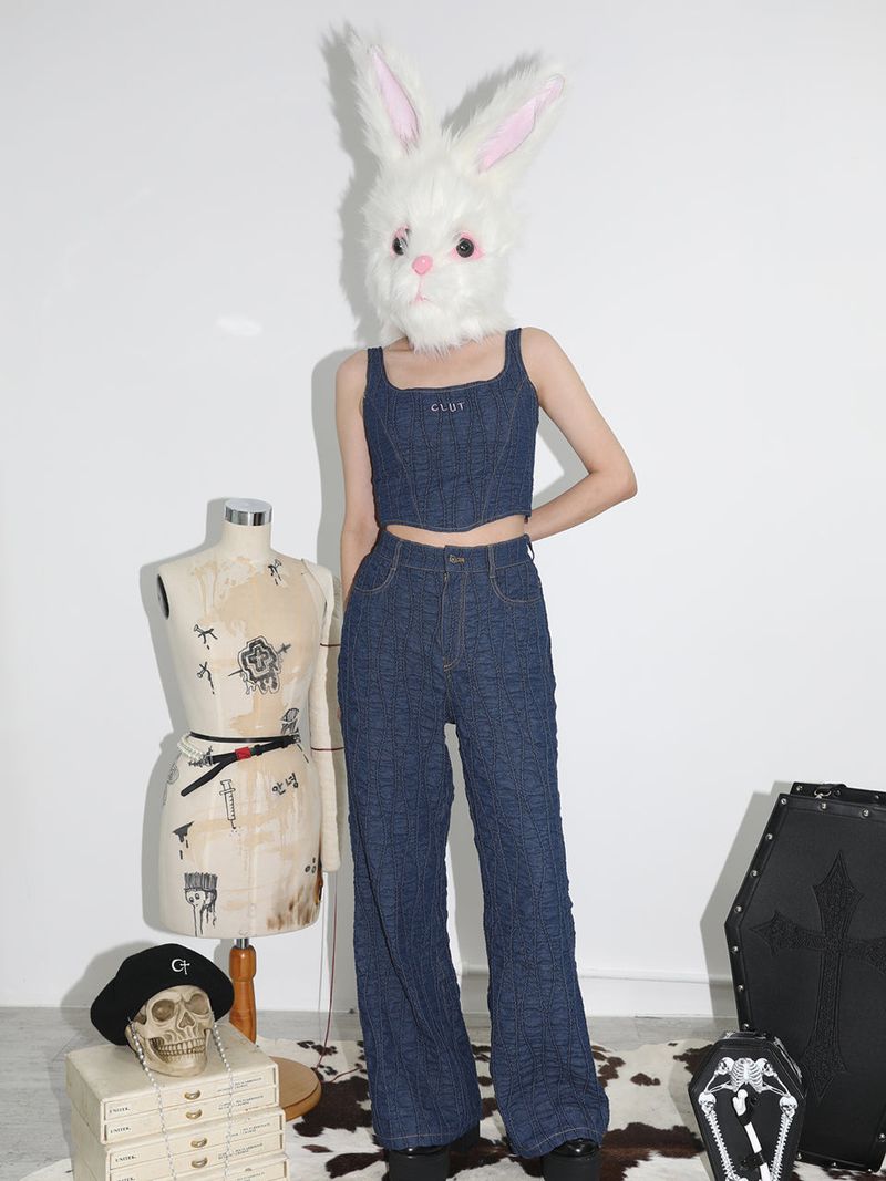 CLUT STUDIO（クラットスタジオ）の「0 7 wave denim pants（Pants）」