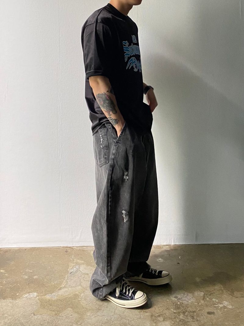 Snow This' Balloon Denim Pants 2C