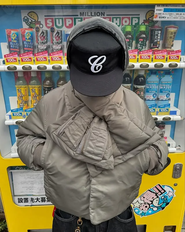 6crayon ピルボックス帽 キャップ（ブラック）