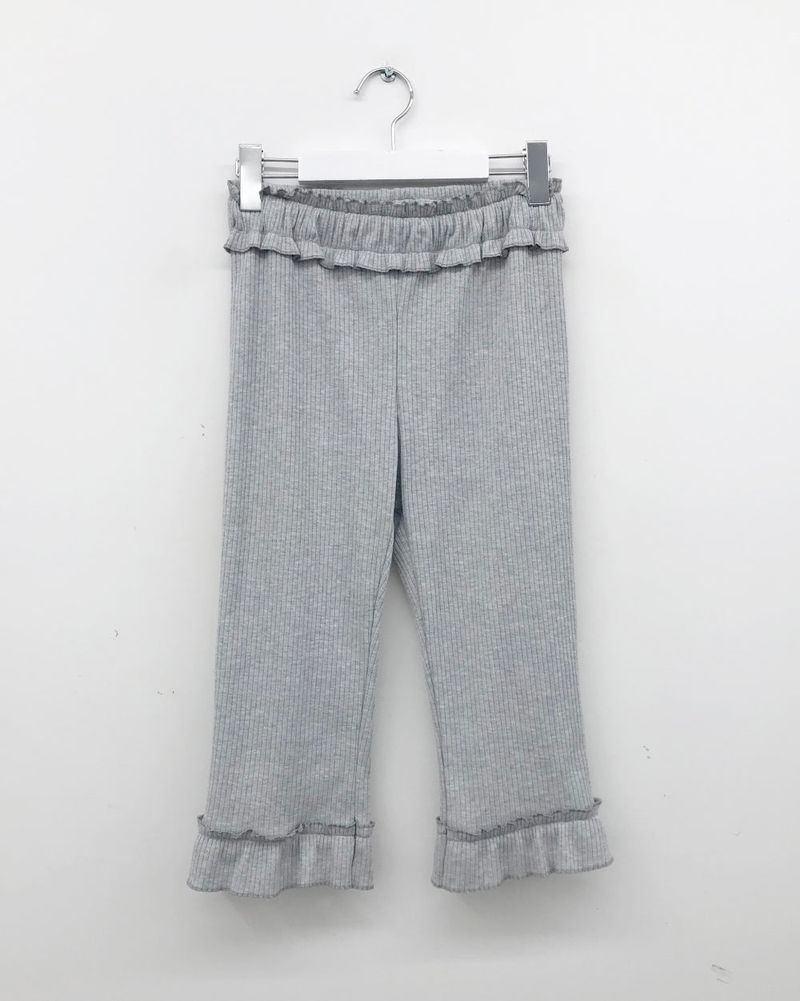 Segno frill capri pants (2color)
