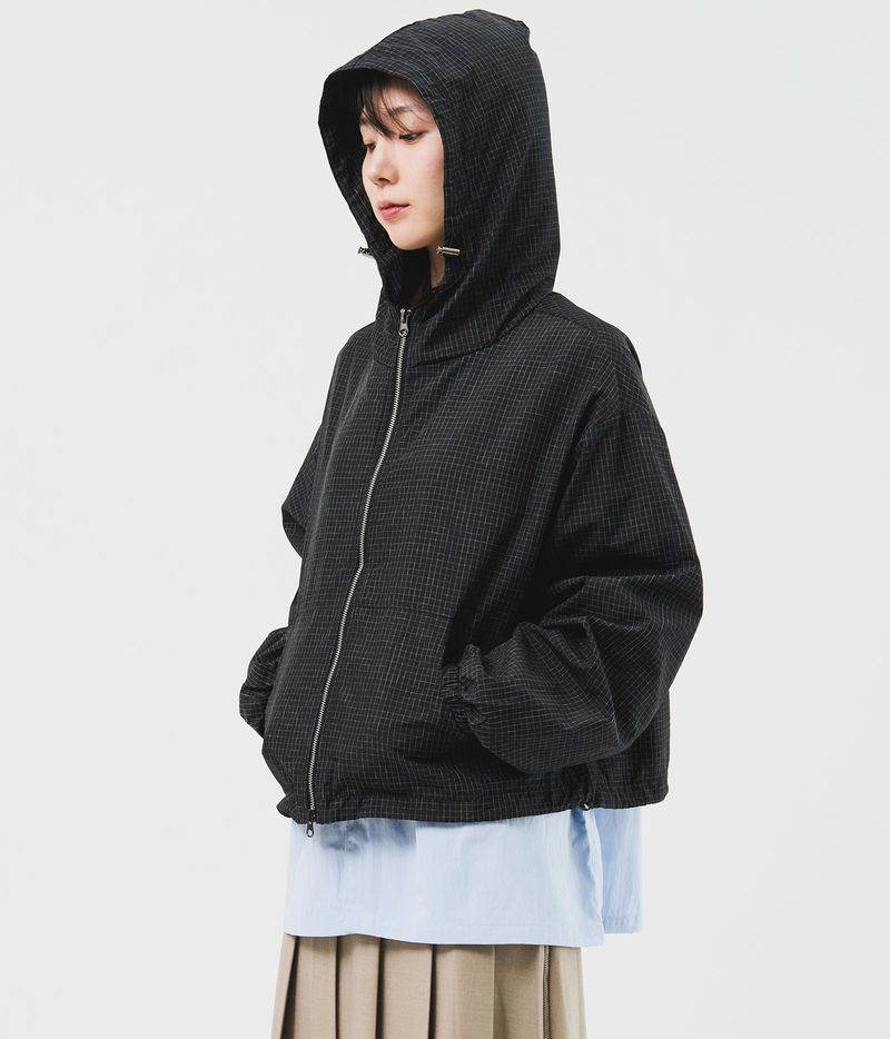 HIFIFNK（ハイファイファンク）の「Square Cropped Hooded Jacket (5color)（Jackets/Outerwear）」