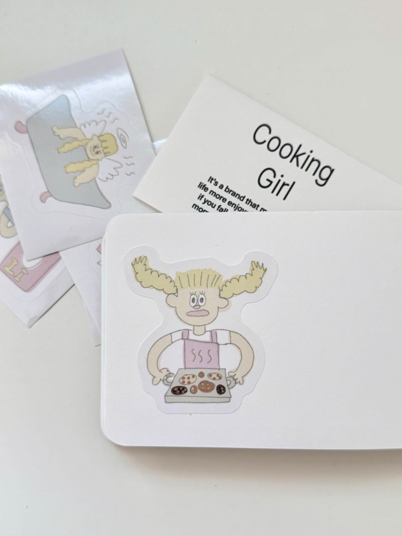 Cooking Girl Sticker Pack