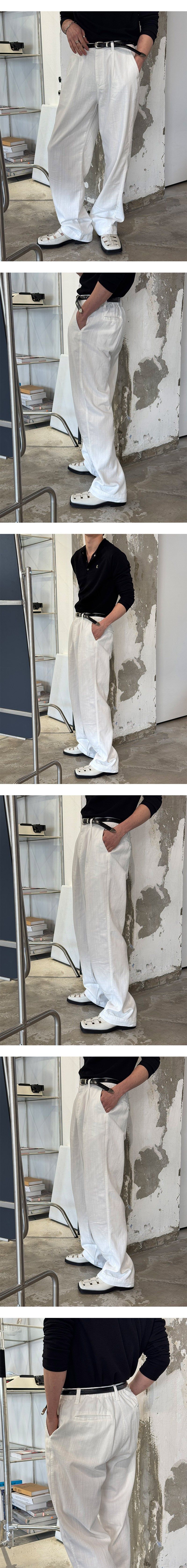 [S/S] Linen half banding pants(2color)